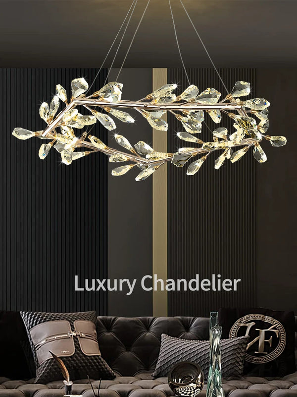 Lamps Nordic simple lighting room decoration lighting branch chandelier crystal ceiling light LED lighting home